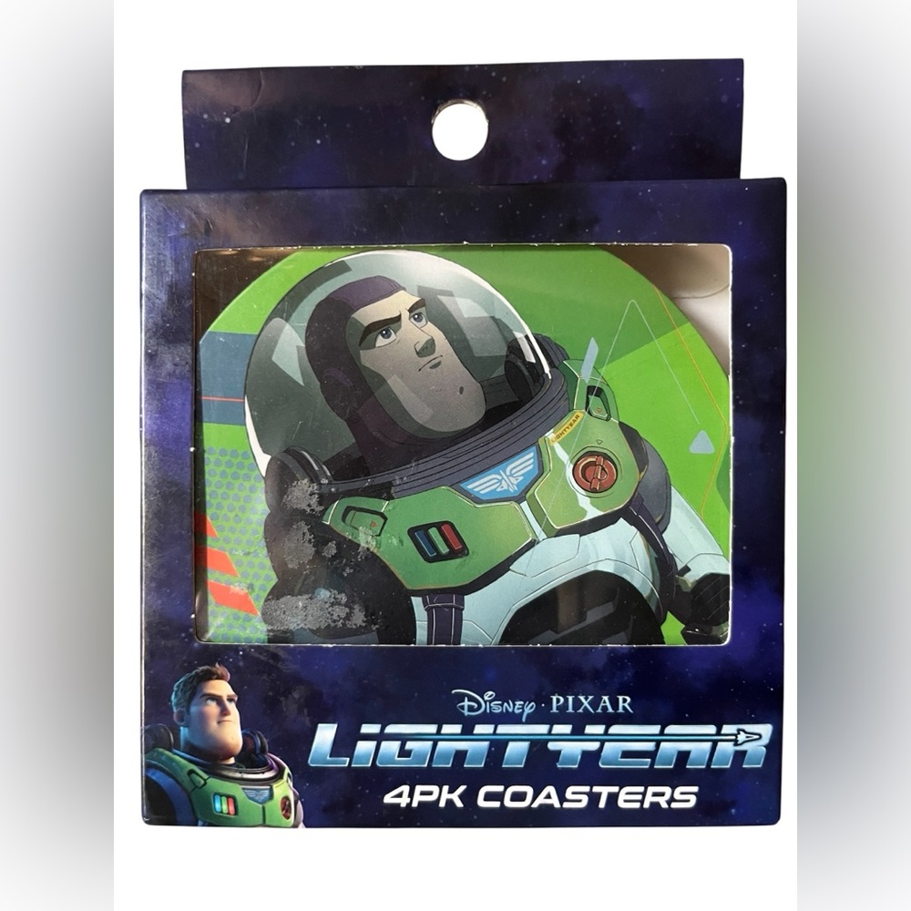 Buzz Lightyear 4-Pack Coaster Set